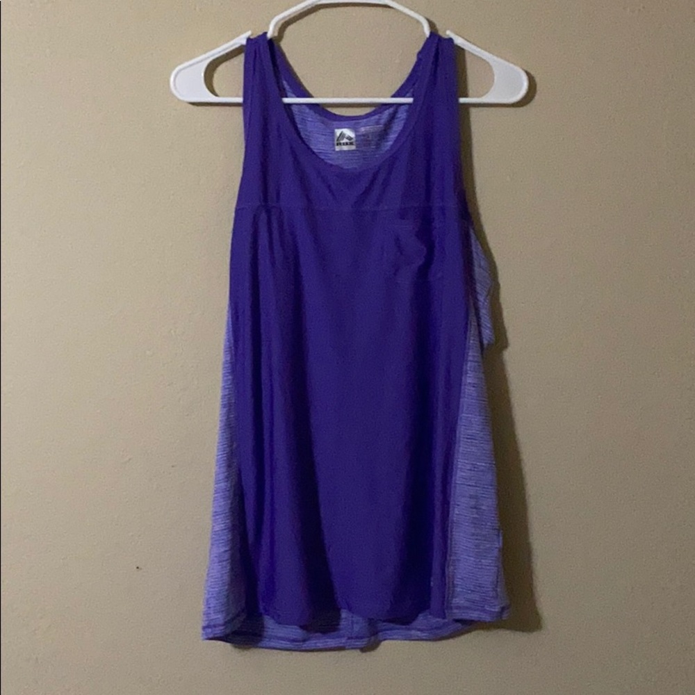RBX Performance Workout tank top. Purple. Large